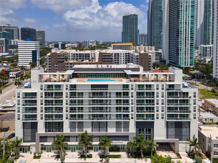 THE NEWER BOUTIQUE BUILDING 26 EDGEWATER CONDOMINIUM. LOCATED NEAR MIDTOWN, WYNWOOD AND THE ARTS & ENTERTAINMENT DISTRICT, 15 MINUTES AWAY FROM MIAMI BEACH AND 10 MINUTES AWAY FROM BRICKELL- AN AMAZING LOCATION! 2 BEDROOM 2 BATHROOM CONDO RESIDENCE FLOOR TO CEILING IMPACT GLASS WINDOWS AND SLIDING DOORS, 9 FOOT HIGH CEILINGS, BUILT-IN CLOSETS, SHADES AND BLACKOUTS AND CONTEMPORARY ARCHITECTURAL DESIGN. ROOFTOP POOL AND SUNDECK ON 10TH FLOOR, PRIVATE ROOFTOP LOUNGE INCLUDING FULL CATERING KITCHEN, FITNESS CENTER OVERLOOKING THE POOL AND SUN DECK. THE BUILDING FEATURES 24/7 FRONT DESK, AND ALL AMENITIES YOU WILL NEED.