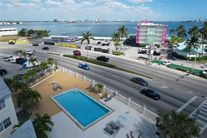 Own in up and coming prime location of North Bay Village nestled between the main land Miami, Normandy and North Beach this is a one bedroom condo unit with one assigned parking space. Conveniently located near supermarket, restaurants, bakery, school, professional offices and Miami Beach.