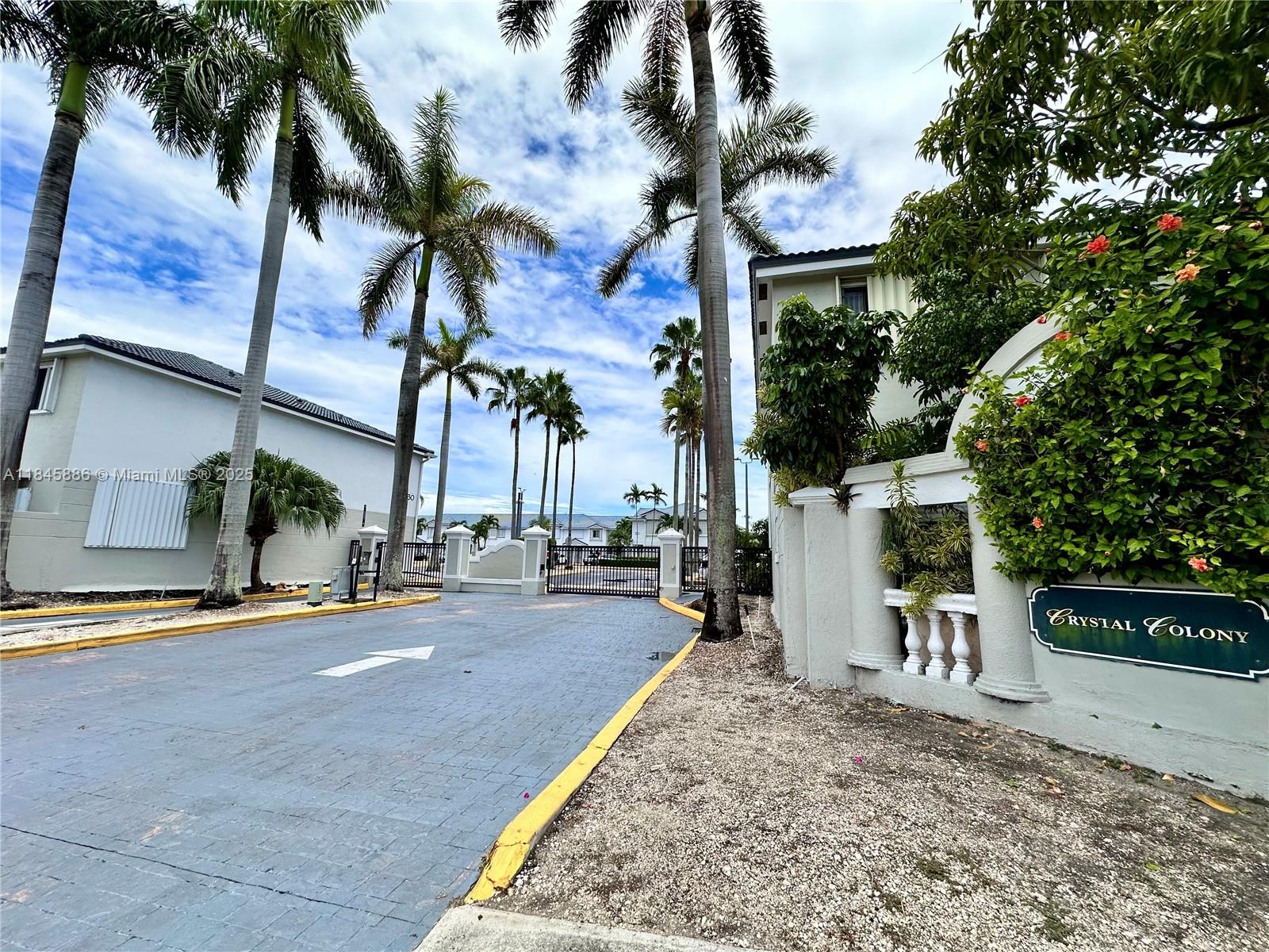 Spacious townhome in gated community near FIU, shopping and major highways. First floor open floor plan offers living and dining areas open to the kitchen counter. Guest bath is available on the first floor. Kitchen has space for a bistro table. Washer and dryer is located on the first floor. Cozy covered patio is great to enjoy the outdoors. Second floor offers 2 bedrooms each with an ensuite bathroom and closet systems in each closet. Home is well maintained, ready for it's next tenant.