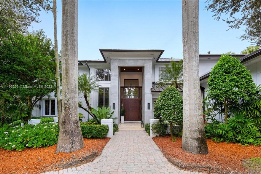 Motivated Sellers! Rare find in this magnificent private PONCE ROAD ESTATES gated community! Enjoy a luxury lifestyle! Includes 2 huge backyards heated pool BBQ and very spacious areas to entertain your family and friends Huge state-of-the-art kitchen with top of the line appliances, wine cooler, 2 dishwashers and 2 refrigerators. Large family room + add kids playroom. 7 bedrooms all en-suite with staff quarters, big laundry room w/new washer and dryer. Brand new metal roof (2022) 4 new A/c units (2022) home Generator 2-car garage with plenty of storage,4 covered carport spaces and plenty of storage. Hurricane impact Wood front door and hurricane shutters throughout the home. Close to Restaurants, shopping, best private schools, hospitals, and close to  the airport.