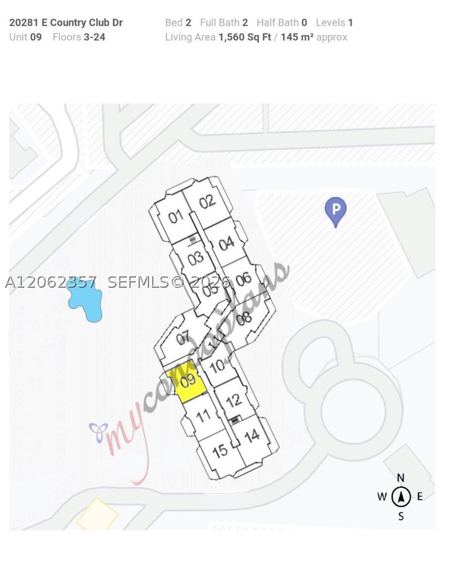 20281 E Country Club Dr 909