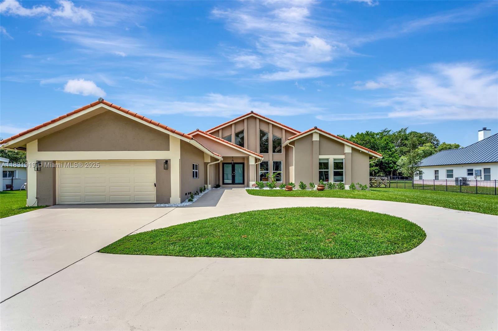 Nestled in the highly sought-after community of West Davie, this beautifully maintained custom home sits on nearly one full acre of serene, ranch-style living. 4 Bedrooms/3 Bathrooms plus a versatile loft upstairs balcony, New Impact windows, sparkling saltwater pool, brand new appliances, oversized garage and lots of other improvements!!. 4th bedroom has a separate private entrance, perfect for guest or in-laws quarters. No HOA bring your boat, RV, or toys! An expansive outdoor space, perfect for gardening or entertaining, or simply enjoy the peaceful surroundings. Best rated schools in the area!! Live the best of both worlds; country charm with city convenience just minutes away. Don’t miss your chance to own a slice of paradise in one of Davie’s most coveted neighborhoods!