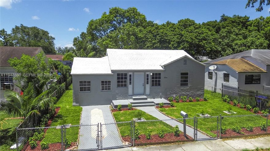 Recently remodeled lovely home  6 bedrooms 2 bathrooms ready for a new family. QUARTZ kitchen counter tops.  Freshly painted. Backyard is tiled .