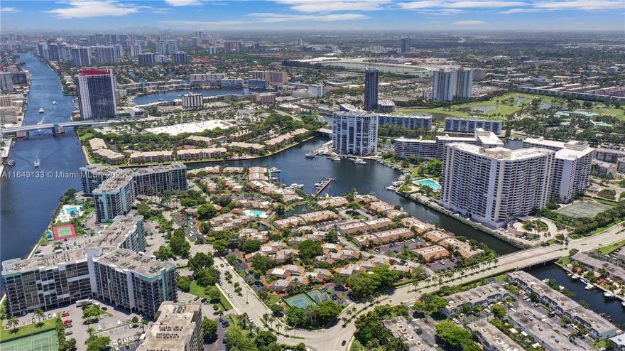 Bring your boat to a luxurious property in the heart of Hallandale Beach-Three Islands. Fully remodeled, this property offers resort-style living, presenting a range of elegant features, including a high-power private steam sauna in the main bathroom, an open kitchen concept, vaulted wood-beamed ceilings, custom skylights, tailored closets for space optimization, top-of-the-line appliances, and many more. It includes a deeded boat dock approximately 30 feet deep and 15 feet wide with water and electricity. It is in a protected harbor with direct ocean access and no fixed bridges. Community amenities include a tennis court, squash court, and a community pool. The home also features a filtered and purified water system and a new hot tub added in 2021.
