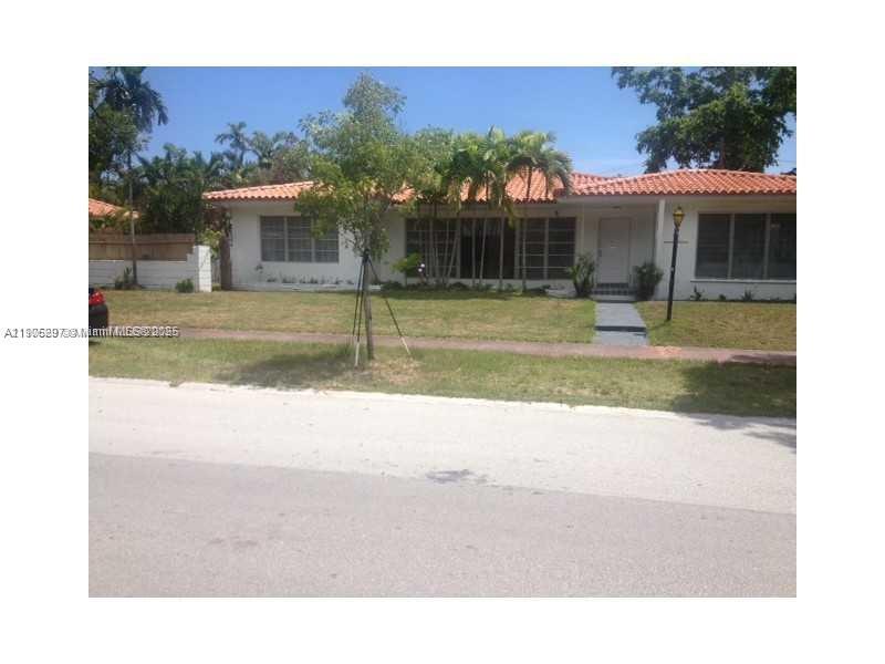 Biggest dry lot on Normandy Island Miami Beach, spacious home with open layout. New Windows and doors and New AC will be installed with new garden(s). spacious interior with huge lot over 13,000 square feet, with bay breezes. great schools, parks, golf course and tennis courts, secured guard ate entrances.