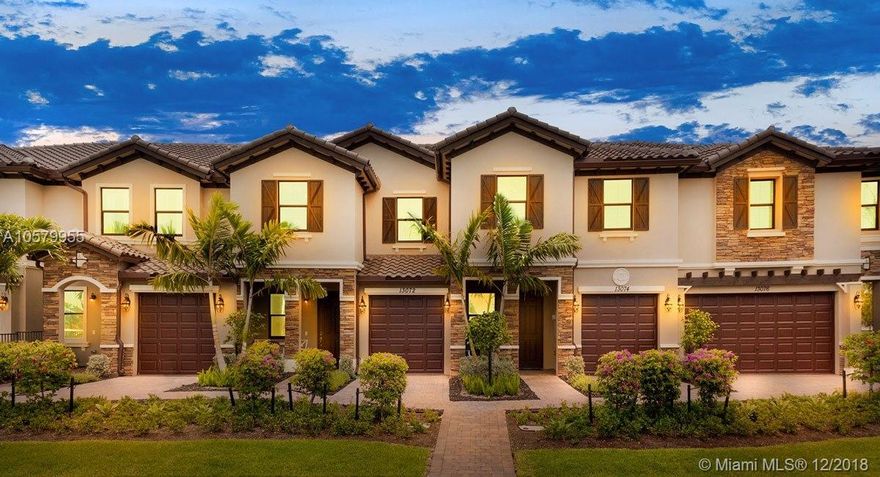 Brand new, never lived in townhome in beautiful Boynton Beach. Open concept kitchen with stainless appliances, washer & dryer upstairs, and tankless water heater. Wi-fi certified home that connects to Alexa or google assistant. Tile on first floor with carpet upstairs. Private backyard, 1 car garage and hurricane impact glass all around.