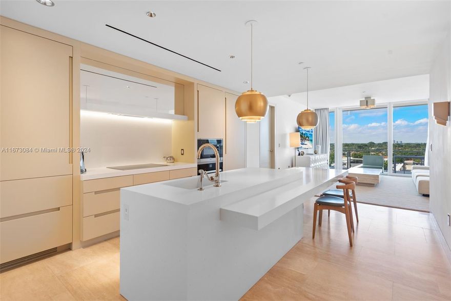 Enjoy the ART OF HOSPITALITY and the FOUR SEASONS LIFESTYLE from this rarely available BAY VIEW  1 Bedroom,  1.5 bathroom HOTEL RESIDENCE with 1 Valet.  This turnkey residence by famed Interior Designer, Joseph Dirand, y furnfullished & appointed  included in the hotel-managed program. As a Hotel Residence owner, you will have the same privileges of ownership as a Private Residence owner with access to the residents-only amenities including the fitness centers & pool. Property Features & Amenities: four pools, beach access, Spa, two signature restaurants The Surf Club Restaurant by Thomas Keller, services including, in-room dining, housekeeping & provisioning as well as dedicated staff of Residential Concierges, Valet