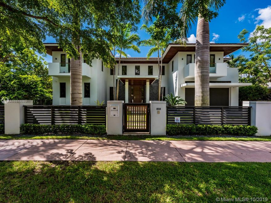 Absolutely stunning custom built waterfront masterpiece in Coral Gables, designed by architect Cesar Molina. Beautiful living and dining room. Gourmet kitchen with high end appliances. Oversized rooms, Master bedroom with spa like bath & built-in walk-in closets. Backyard with summer kitchen, heated pool with spa & canal access with boat dock and boat lift.