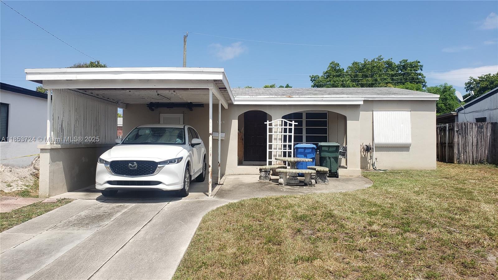 WHAT A GREAT OPPORTUNITY TO OWN THIS 3 BEDROOM AND 2 BATHROOM HOME WITH LOTS OF CLOSETS AND STORAGE SPACE. KITCHEN WAS REDONE WITH NEW ELECTRICAL AND PLUMBING IN 2016. ELECTRICAL BOX WAS INSTALLED IN 2010. MODERN PORCELAIN PLANK FLOORING THROUGHOUT. CEILING FANS IN EVERY ROOM. THE MAIN ROOF WAS DONE IN 2006 AND THE FLAT ROOF WAS DONE IN 2016. NO HURRICANE WINDOWS BUT HAS HURRICANE SHUTTERS. A GREAT LOCATION FOR A GREAT START.