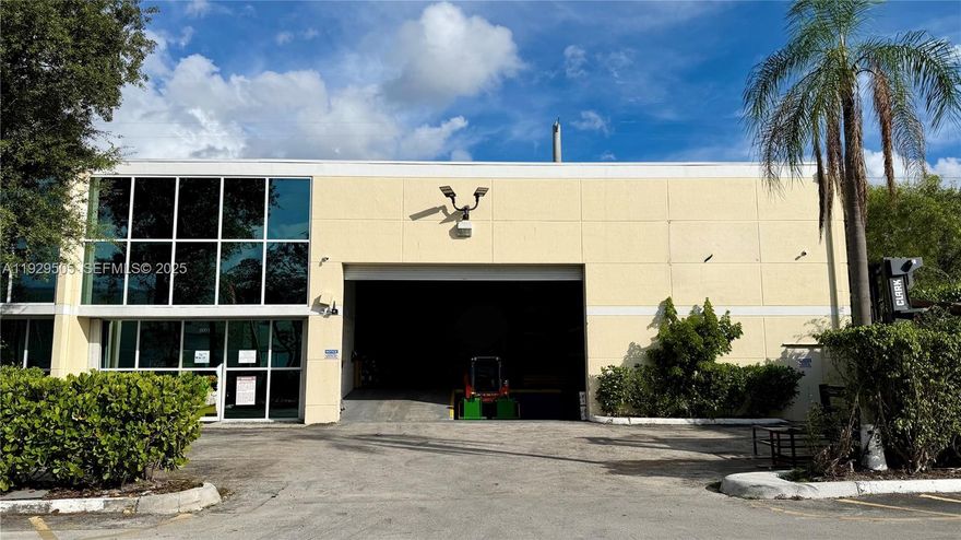 Warehouse for lease in top Doral industrial corridor featuring 5,501 SF of warehouse space, 500 SF office, 3 bathrooms, 22-ft clear height, dock-high loading, and container ramp access. Premium industrial property ideal for storage, logistics, distribution center, e-commerce fulfillment, manufacturing, and supply-chain operations. Excellent access to Miami Airport, major highways, and key Doral commercial zones. CAM maintenance included, offering exceptional value for high-demand Doral warehouse leasing.