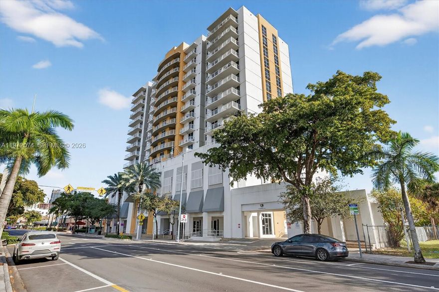 Spacious 1BD/1BA condo, CONVENIENTLY  minutes  away from Brickell, Downtown, and the Health District. Only on the fifth floor are the HUGE TERRACES WITH city views ** impact windows **washer/dryer in unit **1 assigned parking space. The building has Good financials and has a great association management ** Amenities include a 24/7 concierge, pool, gym, playroom, bike room, and attended lobby ** Nice views ** Shopping and transport at doorstep ** Wont last, call LA **