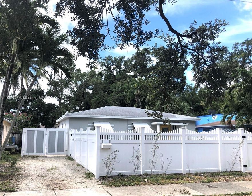 Fresh, clean, move-in ready, this well-lit, this cozy halfplex in popular Croissant Park features a full kitchen with quartz counters, tiled bathroom w/shower, and your own private entryway. Quiet residential neighborhood–close to everything–with a concrete patio, large fenced yard. Just 1.5 miles to Las Olas & Hollywood/FLL Airport & 3 miles to Fort Lauderdale Beach, minutes to I-95/595 junction + Turnpike for easy all areas commuting. ONE off-street parking space in the driveway w/plenty of street parking available (no parking inside fence). Full-size washer/dryer + lawn maintenance included. Just bring your linens and kitchenware! This unit feels like living in your own small but cozy private home. Offered furnished only, 2-person max occupancy. Sorry, no pets. Call for a tour today!
