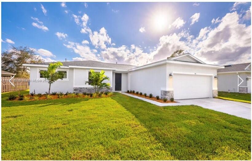 Single Story home newly built, with split plan, double car garage, and driveway for multiple cars. Coming soon, more pictures. The current owner is moving out, and it has never been rented before, so it will be the first time.