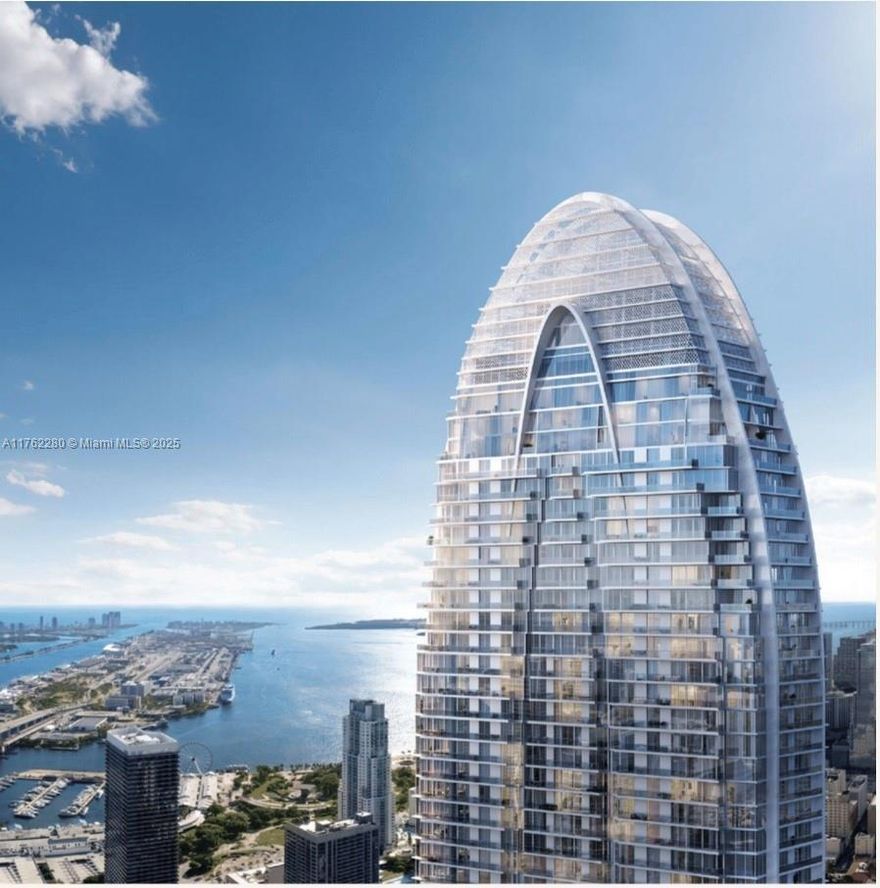 Kaseya Center, Museums, Adrienne Arsht Center, Bayside and more. Just minutes from Port Miami International Airport, Brickell Wynwood, Design District and Miami Beach. With a gently rippling glass Façade that soars gracefully towards its curved apex. Okan Tower is 70-story work of art. Architectural firm Behar font & partners P.A has thoughtfully envisioned a sensational addition to Miami's skyline that both residents and observers can appreciate and enjoy. Modern Luxury living meets amenities and services of a world-class hotel. Okan Tower's owners-only amenity areas go above and beyond. Discover lifestyle that pampers, serves and comfort's its residents. Prices subject to change