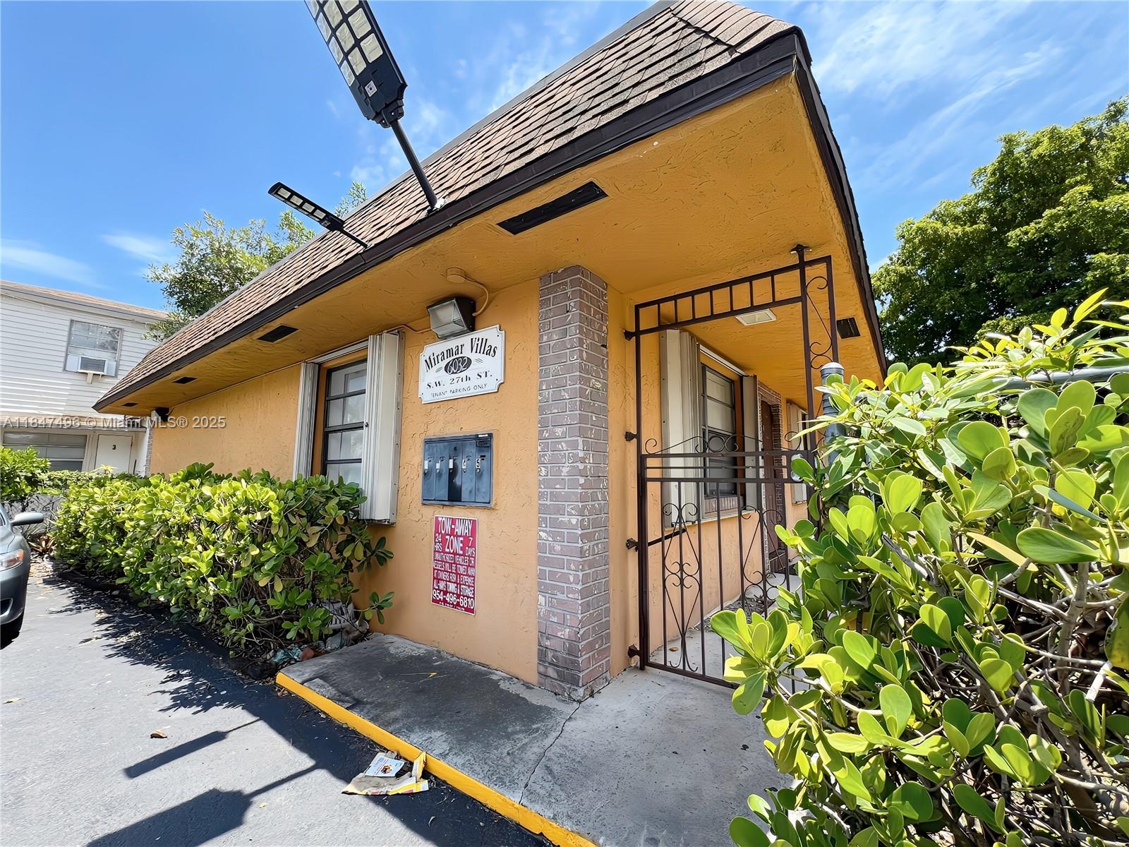 Nice 2/1 available for rent. Large fenced yard with on site laundry. Prime area in Miramar. Unit features tankless water heater, central air, updated kitchen. This unit is walking distance to 441, close to Hard Rock stadium, public transportation and shopping. Unit has been freshly painted, cleaned and other TLC as needed. Unit is now nice and bright ready to move in. Secure your new home for your family. Apply now, unit will not last. Perfect location.