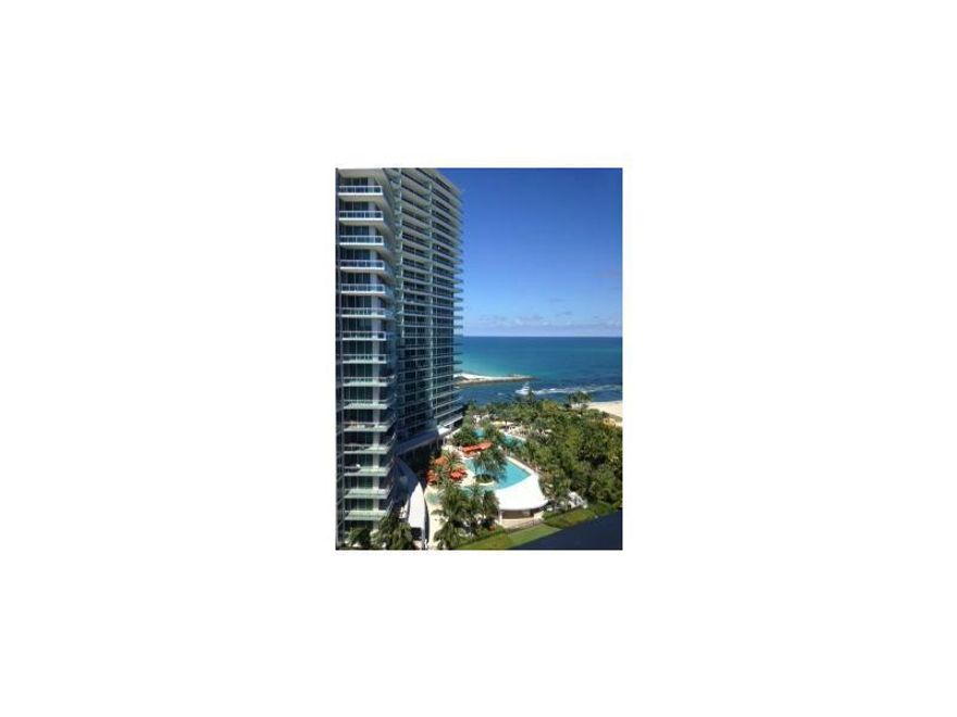 The condos are located on the northerm most top of Miami Beach where the Intracoastal meets the Atlantic and one of the most sought after oceanfront properties in South Florida