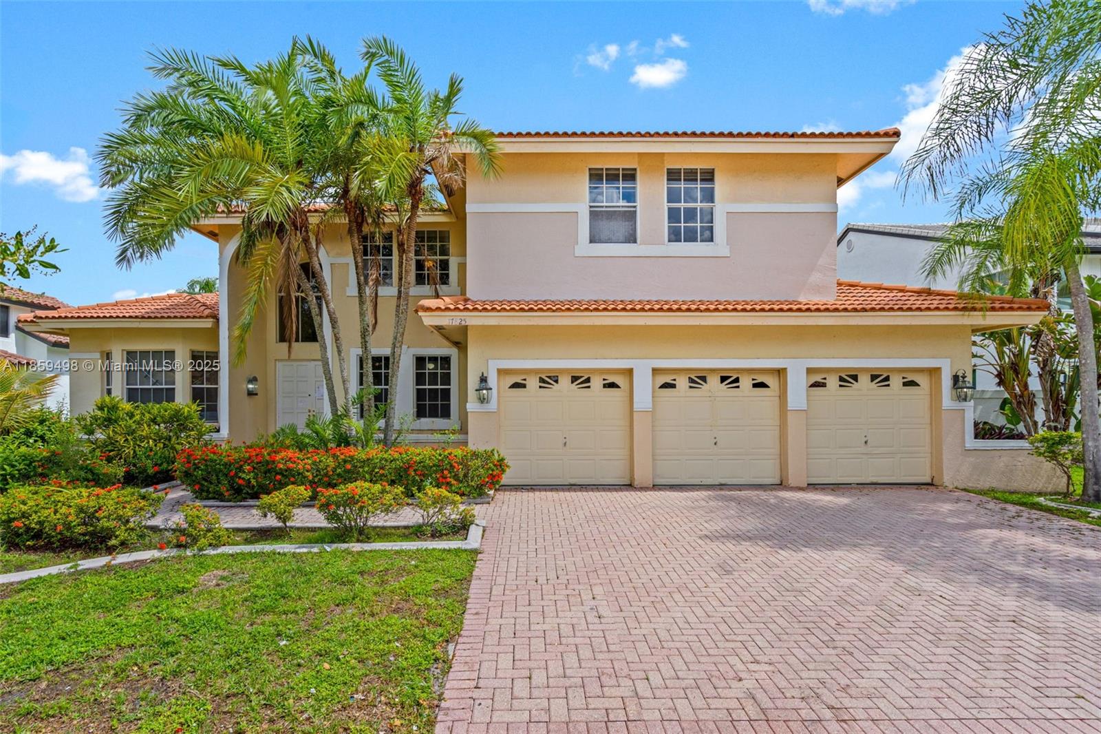 Spacious 5-bedroom, 3.5-bath lakefront pool home in the sought-after Isles at Silver Lakes in Pembroke Pines. This two-story residence offers a full bedroom and bathroom downstairs, perfect for guests or multi-generational living, plus a 3-car garage. Enjoy stunning lake views from your backyard oasis with a private pool. The property is in need of repairs and will not qualify for traditional financing — ideal for cash buyers or renovation loans. Silver Lakes is one of the largest master-planned communities in South Florida, offering lakes, parks, playgrounds, and walking trails.