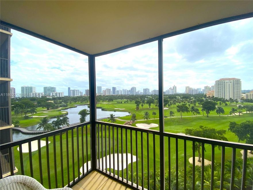 Experience stunning, serene golf course views from this bright and beautifully updated unit! Enjoy completely unobstructed vistas of a tranquil reflecting pond, surrounded by lush tropical scenery and the soothing sounds of nature. This spacious home features updated wooden kitchen cabinets, elegant granite countertops, and stylish wood-look ceramic tile floors throughout. Additional highlights include a new A/C unit, assigned covered parking, and a private storage bin. Perfectly located just minutes from Aventura Mall, top-rated schools, grocery stores, houses of worship, major airports, and multiple transportation options—including the Aventura shuttle and Freebee service. Easy to show. Don’t miss your opportunity to own in one of Aventura’s most desirable communities