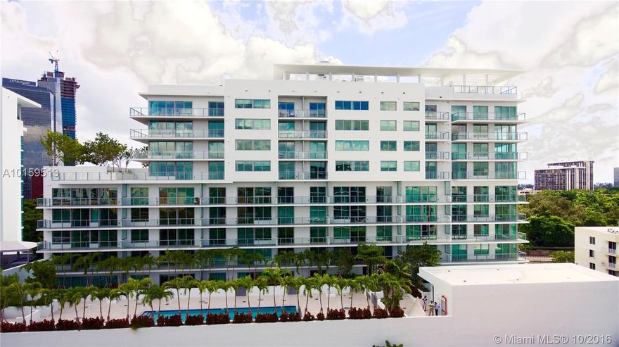 Best Priced 2/2 in Le Parc in Brickell unit never lived in also one of the few with 2 garage spaces. Be in the Heart of Brickell South. Beautiful view of Pool and Miami skyline. Hurry this unit will not last.