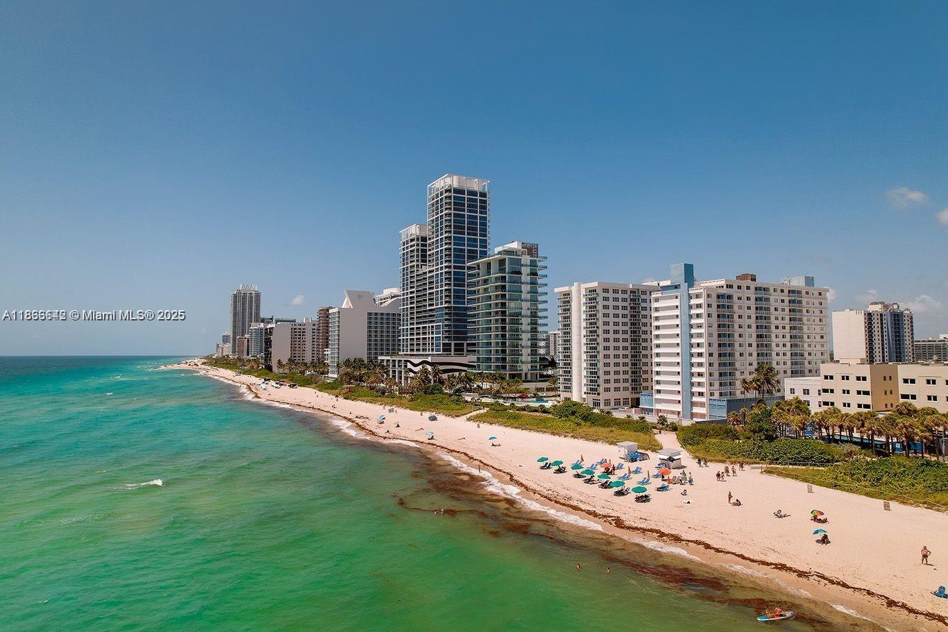 Experience Miami Beach living at its finest in this spacious 1 bedroom, 2 bath condo.Enjoy a private balcony with captivating city views, direct beach access, and a prime location near top restaurants, shops, markets. Completely furnished. Impact windows.Building renovated from top to bottom. Laundry access in hallway. Nightlife close enough to walk or drive, yet not overwhelming sounds that may not be so pleasant.Building amenities include a newly finished pool, modern fitness center, and 24-hour security. Rent covers water, trash, electricity(on seasonal) and one assigned parking space. Available October 1, 2025. Minimum Lease:4 Months. Schedule your private showing today. Annual Lease (12 Months) considered.