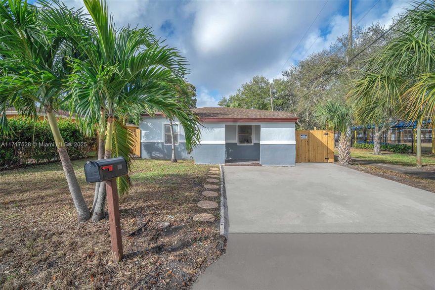 Completely renovated 4-bedroom home in the heart of Fort Lauderdale! This stunning property boasts a brand-new kitchen with modern cabinets, countertops (coming soon), and stainless steel appliances, including a refrigerator, microwave, dishwasher, and electric water heater. Updates include new walls, vinyl flooring, roof, fence, and freshly painted exterior. Bathrooms have been refreshed, move-in ready with privacy and style!
