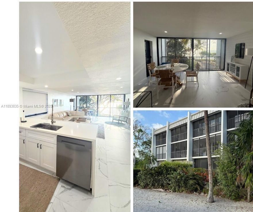 Welcome to Rock Harbour Club, one of Key Largo's most desirable bayfront communities. This spacious, beautifully renovated 2-bedroom, 3-bath townhome offers an open floor plan kitchen featuring modern appliances and ample cabinet space. The open living area is filled with natural light and boasts stunning bay views, which can also be enjoyed from the master bedroom, bringing the beauty of the Florida Keys right into your home. Enjoy resort-style living with top-notch community amenities, including a heated pool, tennis courts, a clubhouse, and a private sandy beach on the bay. This gated community provides peace of mind and a serene environment while being conveniently located near Key Largo's finest dining, shopping, and outdoor attractions.