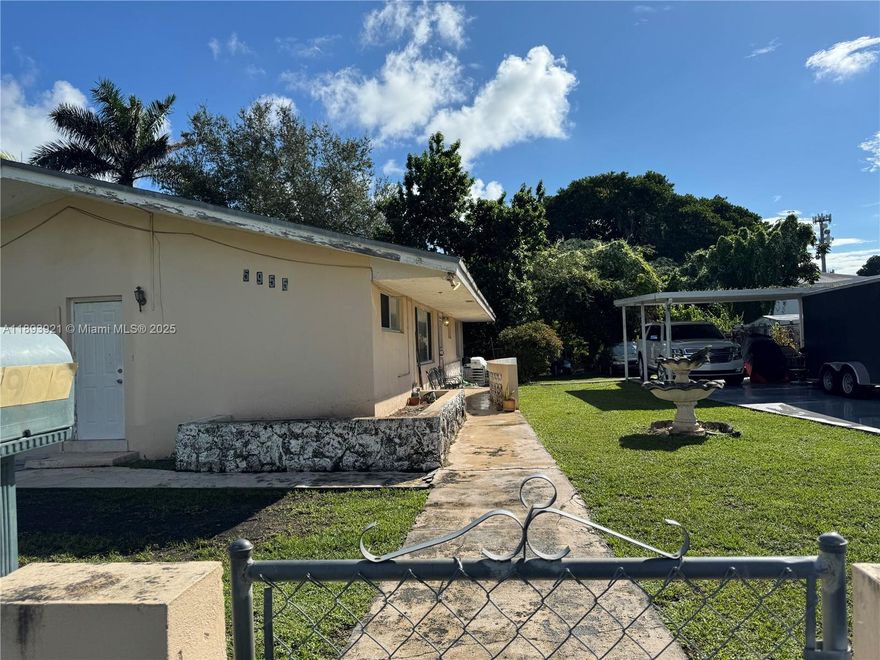 This well maintained 3 bedroom, 2 bathroom home has all the right features!. While boosting 2 Drive way that can fit over 6 vehicles, and tile flooring throughout home. Located near Wynwood, Downtown Miami, the airport, and Miami Beach, this home is perfect for a vibrant lifestyle. No HOA Don't miss this rare combination of style, convenience, and location—schedule a showing today!