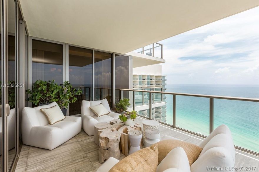 Spectacular lower PH corner unit - Wrap around unit in St Regis South Tower with east water views, south downtown Miami and Miami Beach views, and west sunset views! This unit is in perfect condition, spacious, very unique. 3,524 sqft as per tax roll and 3,884 sqft as per developer's floor plan here attached. Furniture can be negotiated separately.