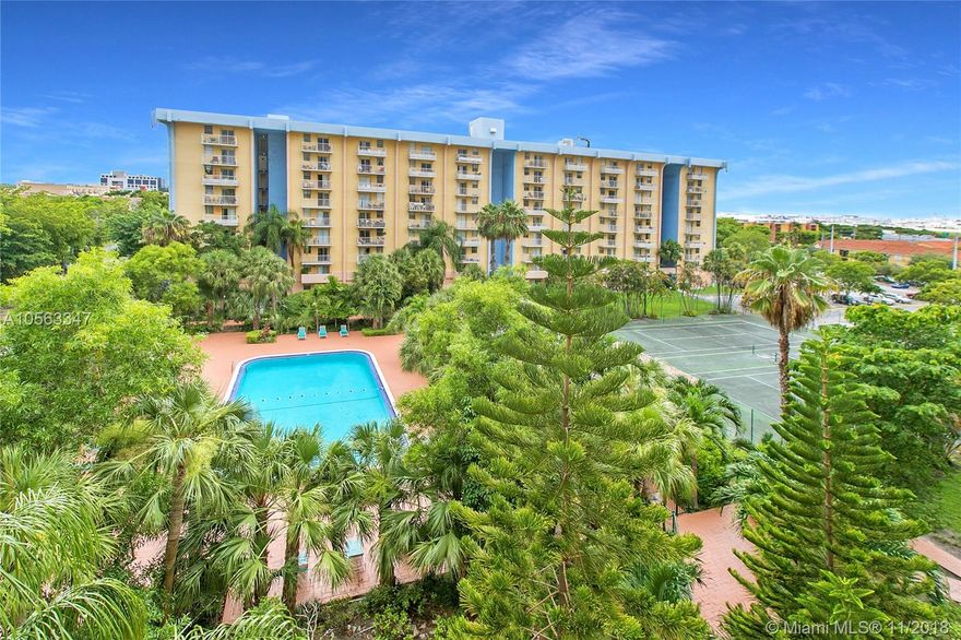 Ready to move in! Beautiful spacious 1BDR 1BTH with master walk-in closet, all tiles floor, just painted.Gated community with security pool, tennis court and exercise room. 1 Parking space. Near mayor expressway, Miami Int. Airport, Coral Gables, Doral, Downtown Miami.