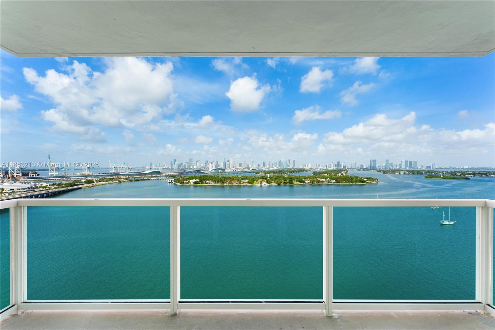 Rarely available high-floor 1BR at The Floridian with stunning, unobstructed views of Biscayne Bay, the Miami skyline, and sunsets. Enjoy them from your private balcony or indoors in this well-maintained home, ready for your design touches. Features: new HVAC, in-unit washer/dryer, stainless appliances, impact windows, and ample closets. Includes assigned covered parking. The Floridian offers resort-style amenities: two pools, gym, market, salon, tennis, valet, 24hr concierge & more. Steps from Canopy Park and the future South of Fifth pedestrian bridge. Walk to Whole Foods, Publix, cafes, shops, & the beach. Quick access to MIA, Downtown, and Brickell. Whether as a vacation escape, smart investment, full-time residence, or a pied-Ã -terre, this is Miami Beach living at its most desirable.
