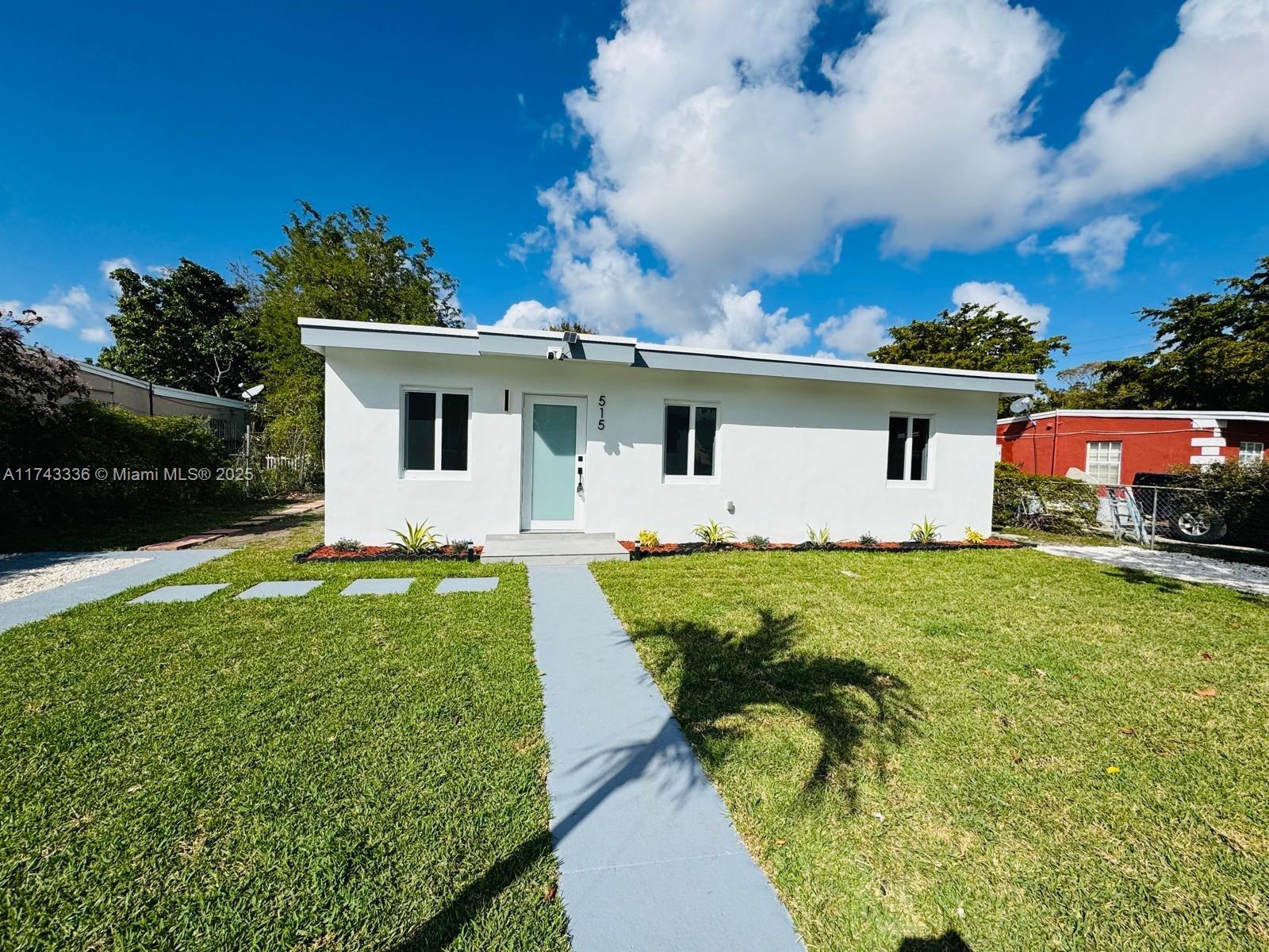 Beautiful, completely remodeled 3/2 home. No expenses spared in this remodel. New roof, new floors, new bathrooms with LED mirrors and custom showers. New A/C. New kitchen with stainless steel appliances. Huge yard with endless possibilities. Room for a pool. Gated and plenty of parking. Great neighborhood with proximity to shopping, highways,schools.