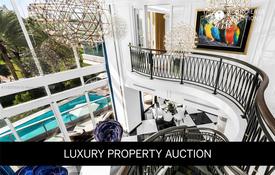 AUCTION BIDDING OPEN! Bidding ends Friday, August 15th. 
Previously Listed $7,995,000. Current High Bid $2,800,000. Private Showings by Appointment. 

BH1 is the pinnacle of Ocean Drive luxury, blending Italian sophistication with South Beach glamour. This SICIS-inspired masterpiece combines two units into one expansive smart home with custom Italian kitchen, Sub-Zero/Wolf appliances, marble floors, and Crestron/Lutron automation. Five ocean-view terraces showcase stunning Atlantic views, with five-star amenities including a new fitness center, spa, 24/7 concierge, valet, and private beach service.