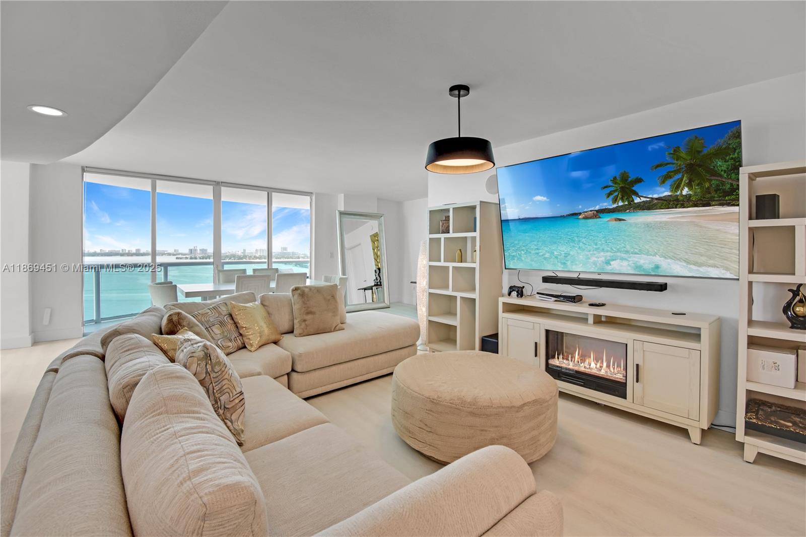 Gorgeous 3-bedroom, 3-bathroom condo on the 22nd floor of 1800 Club Condominium offers unobstructed views of Biscayne Bay and the ocean. Enjoy balconies for each room and a generous 2,189 SF of living space. The unit features a brand new kitchen! Includes TWO assigned parking spaces on the 5th floor. Water, fiber internet and basic direct tv for 2 TVs included. Building amenities are in working condition and include a gym, sauna, steam room, hot tub, pool, business center, game room, valet parking, package receiving area, bicycle storage area, and concierge. Unit can be rented fully furnished for an upcharge fee.