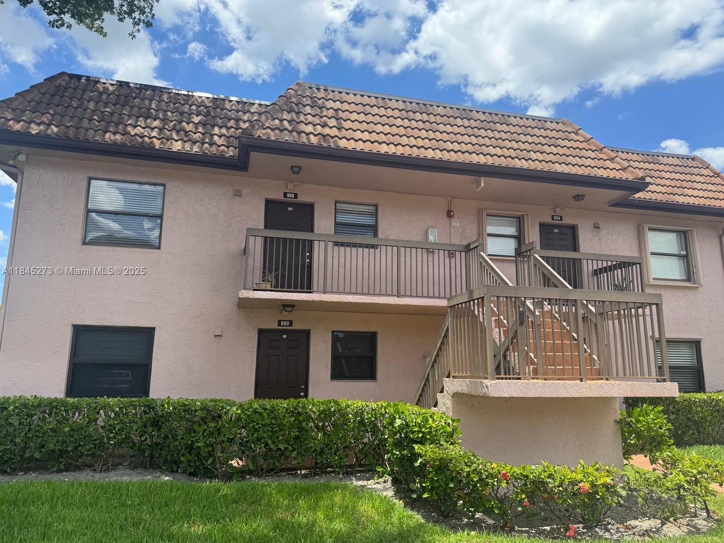 Unit on second floor with nice lake view from unit own balcony. New tile floors throughout entire unit. Updated bathrooms. lots a closet space and washer and dryer in unit. Equal Housing Opportunity.
