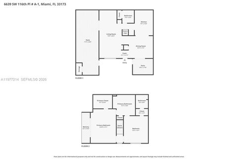 Tiny photo for 6639 SW 116th Pl #A-1, Miami, FL 33173 (MLS # A11977214)