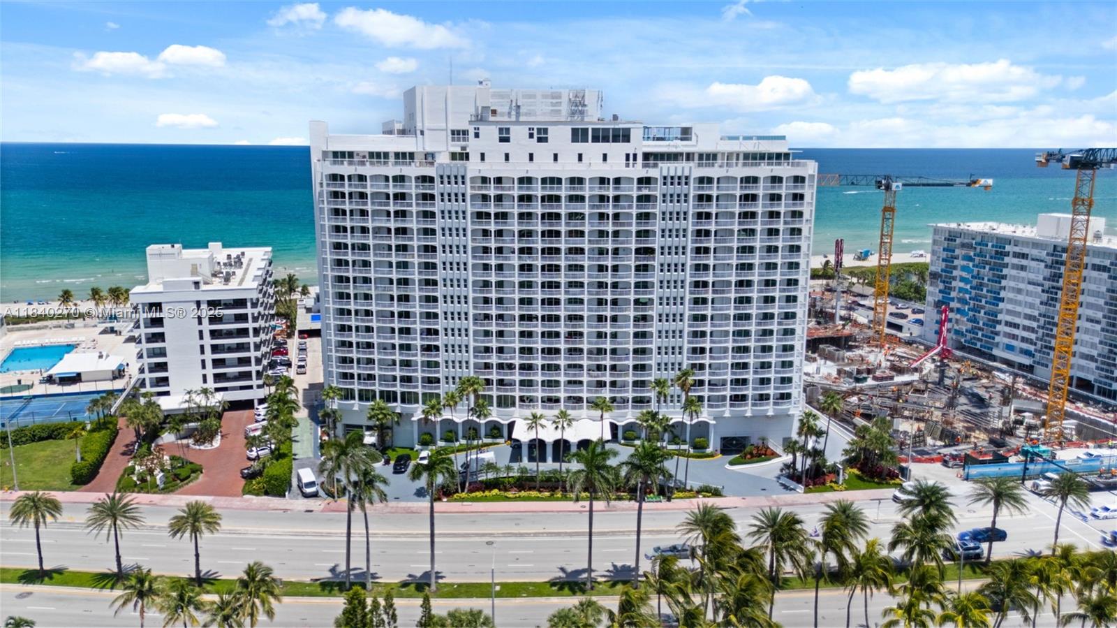 Enjoy postcard-worthy views of Biscayne Bay and the glittering Miami skyline from this spacious 6th-floor studio at Carriage House on Miami Beach. This 570 SF residence features new flooring, fresh paint, a large balcony, two oversized walk-in closets, and a bright, modern layout—ideal as a primary home, vacation retreat, or pied-à -terre. Carriage House is a full-service oceanfront building with direct beach access, an oceanfront pool and hot tub, fitness center, tennis courts, doorman, recreation room, on-site grocery store, valet, and more. Laundry facilities are located on every floor, and this unit includes one assigned garage parking space. A standout opportunity to own in one of Miami Beach’s top waterfront addresses—where luxury, convenience, and lifestyle converge by the ocean.