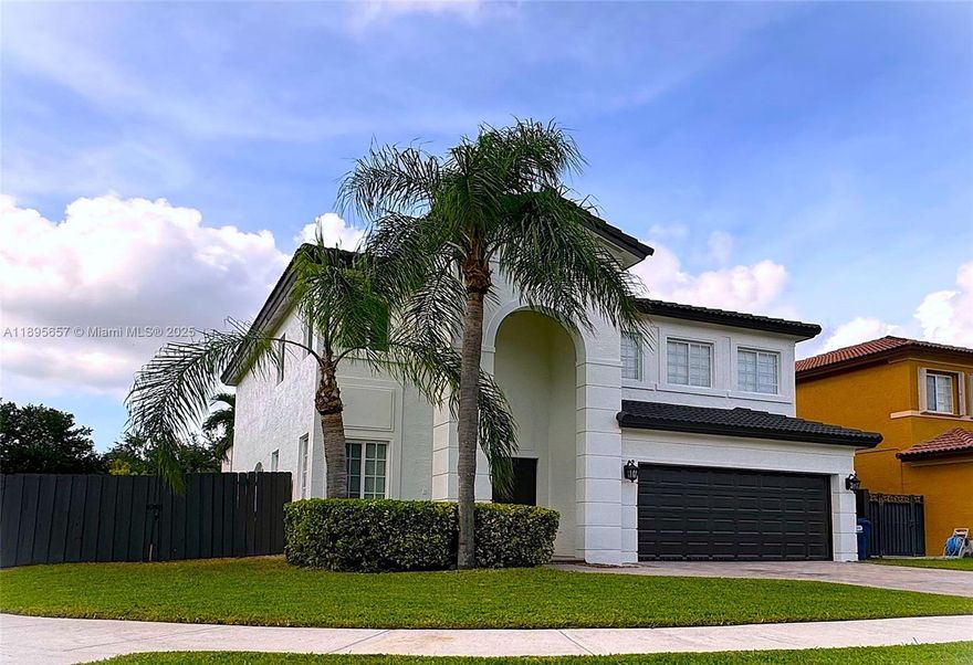 * MOVE IN READY * Beautiful CORNER LOT Large 5 bedrooms, 4 bathrooms Pool Home (1/1 in-law suite in 1st floor), Room for BOAT, Modern Renovation, Brand-new Quartz bathrooms with stunning wall tiles throughout, all complemented by New Cabinetry. Large walking closets! Luxurious vinyl floors throughout the home. All Stainless Steel Appliances, New Zebra Window Blinds ! Beautiful Granite Kitchen and Family area, New Modern Fans/Led Lights throughout the home, you'll enjoy a tranquil living experience. This home is brimming with desirable features that are too many to list. It's an absolute must-see in person to truly appreciate its beauty. Close to Schools, Grocery Stories, Shopping Centers, Hospitals etc. ! * MOVE IN READY *