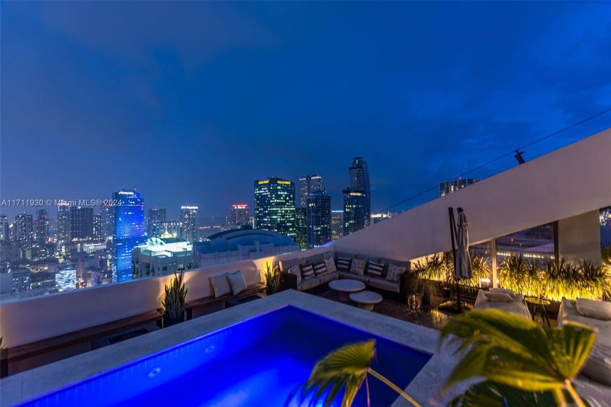 Experience the breathtaking beauty of this exceptional Penthouse. This Luxury Corner PH unit offers an absolutely gorgeous Private oversized terrace with hot tub, summer kitchen & dining area, perfect for outdoor living. Breathtaking Panoramic Bay & City view from every room. Floor to ceiling windows & doors, soaring ceilings. Bright marble floor, exquisite kitchen made by Italkraft & premium appliances by BOSH. Reach Residences at Brickell City Center has a half-acre amenity desk including tropical gardens, barbecue grills, outdoor fitness areas, children's play area, heated lap & social pools, hot tubs, a state-of-the-art fitness center, library, business center & full-service spa that makes this building unique for the ultra-luxury connoisseur. BCC the place to be!!