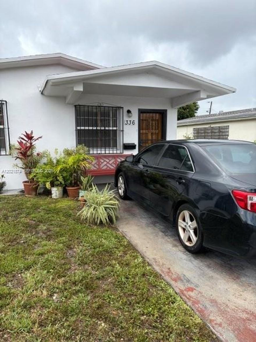 Charming original Hialeah Home featuring 3-bedrooms and two bathrooms plus separate studio offering great flexibility for extended family, guests, or potential rental income. This well-maintained property includes a brand new roof, new air conditioning system, and updated kitchen cabinets. Spacious lot with plenty of room for entertaining, parking, or future possibilities. Conveniently located near shopping, dining, schools, and major highways. Excellent opportunity for homeowners or investors alike