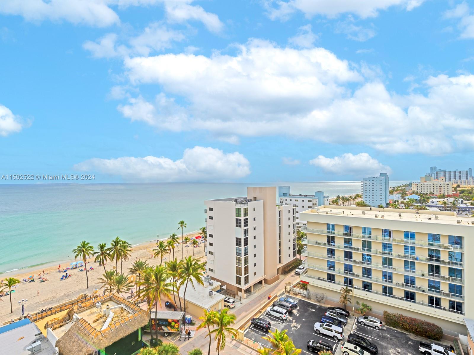 Welcome to paradise! Discover coastal living at its finest in this fully furnished, one-bedroom oceanfront condo. With a cleverly designed extra sleeping area featuring a built-in Murphy bed, every inch is maximized for comfort. Enjoy great views from all rooms, including an updated kitchen, baths, & floors. The closets boast beautiful built-ins for added convenience. This condo is not just a home; it's a daily retreat with a front-row seat to the ocean's beauty. Welcome to a lifestyle of luxury & tranquility. The building offers garage parking, beautiful pool area, fitness room, extra storage room & laundry on every floor. No age restrictions, no rentals permitted. No reserves so minimum 25% down payment. Just steps to the sand, broadwalk and everything that Hollywood Beach has to offer.