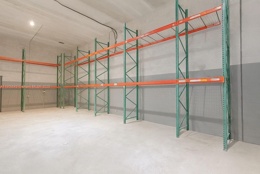 Located near Tamiami Airport, this 1,384 sq. ft. warehouse is a great opportunity for light manufacturing or similar operations. It could also be converted into a Basketball Half-Court training space. It features a 12-foot loading door for easy access, a private office space, and a recently renovated bathroom. *BRAND NEW Central AC and Heavy Duty Racks* - Shared parking is available for staff and visitors. The location offers strong connectivity to major roads and the airport, making it convenient for logistics and daily operations. This space is well-suited for growing businesses looking for a practical and accessible location.. Ready for immediate use. **Price includes everything – Lease Terms are negotiable.