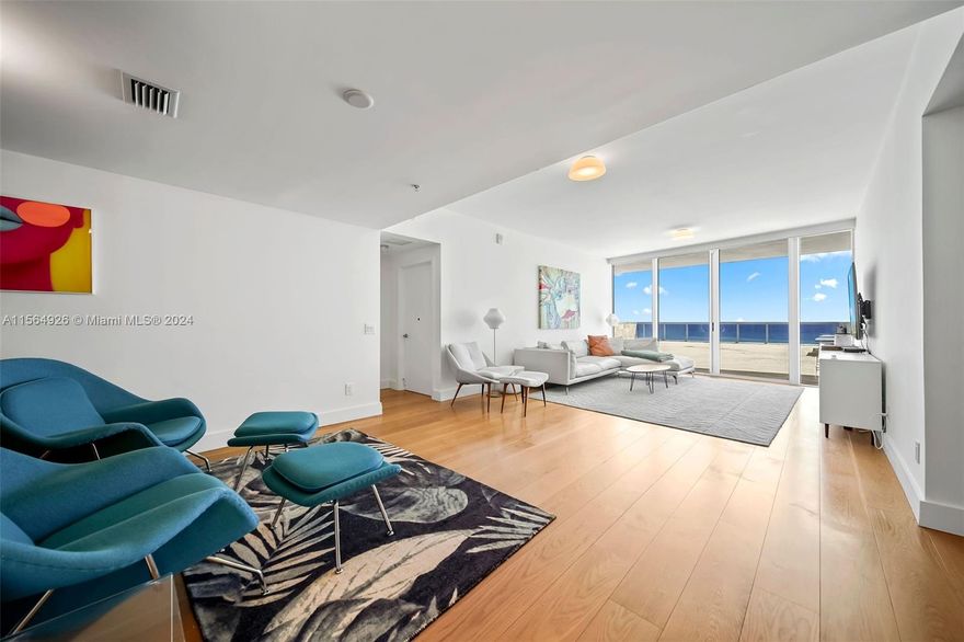 Unique, rarely offered 5 bedroom combined flow through unit with 2 living rooms (3,615 interior sq.ft) in the prestigious North Tower of the Carillon Miami Wellness Resort with 3 huge lanai exterior terrace spaces (over 3,300 sq.ft) for outdoor living.  (Condo fees & real estate taxes only assessed on interior sqft.) Includes 16 Carillon “resident memberships” and 2 parking spaces. Full use of 70,000 sq ft fitness & spa center with classes 7-days-week from morning until evening. Luxuriate in a myriad of wet therapies to relax mind, body, & soul. Four pools on site, restaurant, poolside cafe, beach service, salon, corner store, boutique, wellness staff, 24-hour security, valet, boardwalk.  Come view this large family-sized unit that is a home with all the benefits of a luxurious lifestyle.