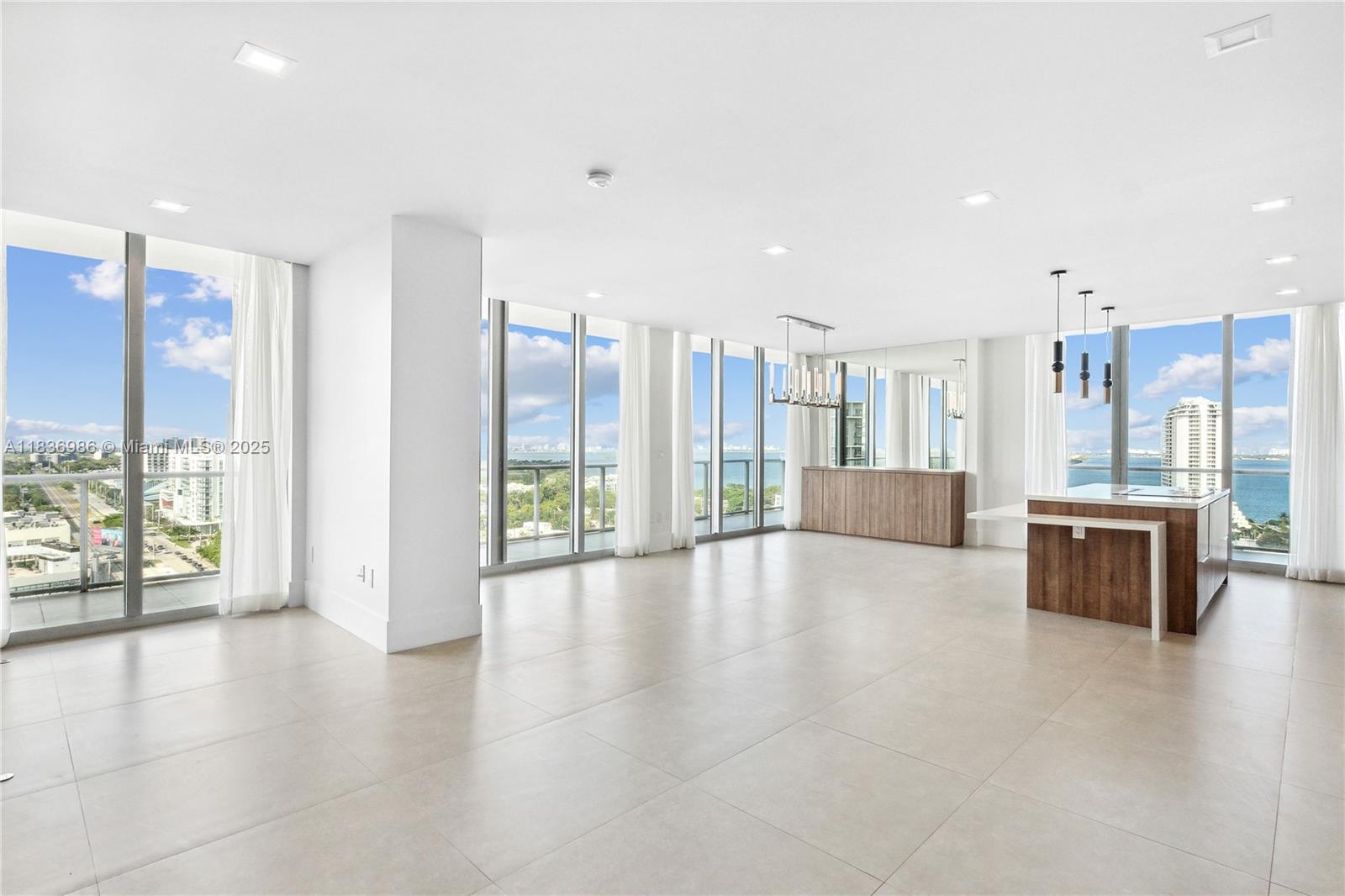 Experience paradise at 2Midtown on the 17th floor with stunning NE corner views of the city and Biscayne Bay. This completely renovated 2 bed + 2.5 bath residence boasts a designer kitchen, smart-home features, and a spacious wraparound terrace. Enjoy amenities like a fitness center, heated pool, kids playground, and outdoor yoga area. Surrounded by Miami's best shops, restaurants, and nightlife, 2Midtown offers a lifestyle unmatched in luxury and convenience.