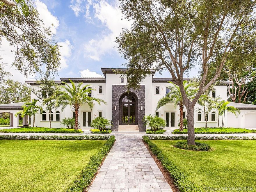 Beyond the Impressive Architecture, a Custom Built Residence offering a Seamless Floor plan w/2 Masters, 5 Add’t Rooms planned for Multi Usage, suitable as Library, Media, Fitness, Nursery, Study or can be addt Bedrooms. State of the Art Chefs Kitchen, Breakfast Area, Expansive Prep Island, Prof Gas Wolf appls, Subzero Fridges/ Wine Storage, Biaggi Cucina cabinets & Marble counters serve up the perfect style. Car Lovers Paradise designed for multiple car storage. Store your treasures in 1 of two 2 Car Garages or keep them under PorteCochere. Views from every room of Yard, Play areas, Shimmering Pool/Spa & Breathtaking Summer Pavilion tailored w/Lynx SS components. The Covered Terraces offer Grand Spaces & Unlimited Entertaining options.  Truly an amazing custom build to call your very own!