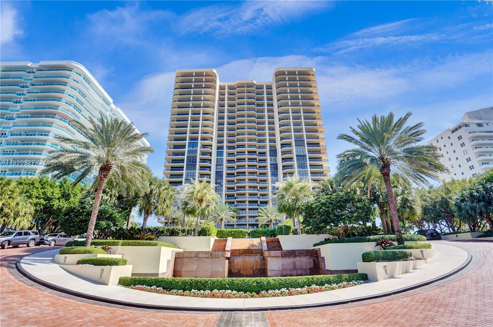 This move-in-ready 12th-floor corner unit at Bal Harbour Tower features new high-impact windows and doors, ensuring safety and stunning views. Enjoy sunset vistas and ocean glimpses from the dining area, kitchen, and living room. The private elevator opens to a spacious foyer, leading to a vast living room, perfect for gatherings. Built-ins, including a bar and cabinetry, offer ample storage. Three balconies flood the space with natural light, showcasing city and ocean vistas. Residents enjoy spa services, a Pilates room, and fine dining within the building. With one owner since construction, this condo is in excellent condition, a rare gem in sought-after Bal Harbour. Don't miss the chance to call this remarkable property home.