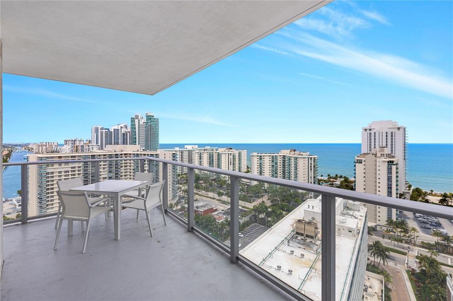 Spectacular waterfront 2-B, 2-Bth. Corner, on the 17th fl., featuring a wraparound balcony with breathtaking ocean and Intracoastal views. This fully furnished, turn-key unit is among the most desirable in the building—ready to rent or enjoy immediately. Currently operating as a 5-star-rated Airbnb property, this residence enjoys strong year-round occupancy and a proven track record of income performance. Ideally located directly across from the beach, with access to a private oceanfront club and full beach service. Enjoy world-class, resort-style amenities including pools,  fitness center, rooftop owners’ lounge, tennis and racquetball courts, BBQ area, and more. Maintenance includes electricity, cable, internet, and water. With no rental restrictions, Airbnb/short-term rentals.