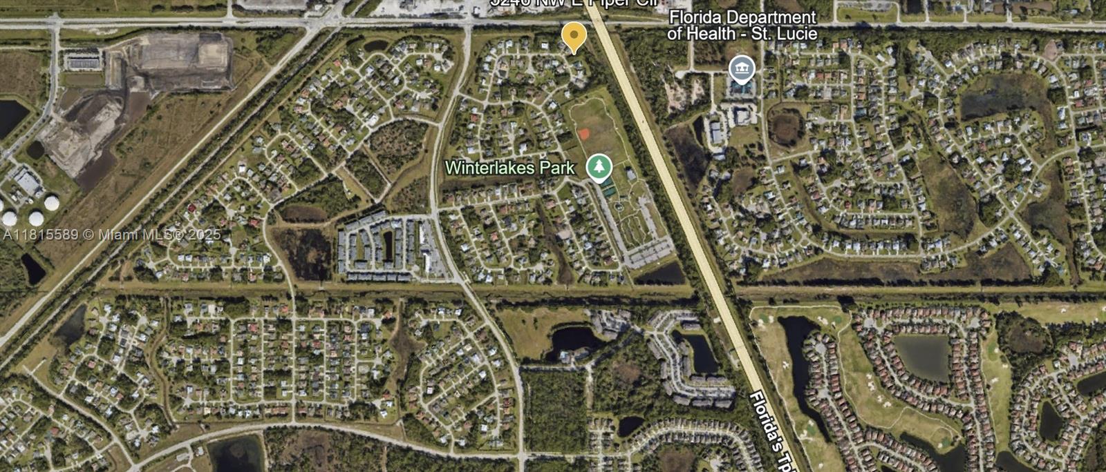 This residential land is .29 acres, situated in a developed community with beautiful homes already built in the neighborhood. This is one of the few lots available now. This residential lot is located between FL Turnpike and W Midway Rd. In the same neighborhood as Winterlakes Park with its own dog park, with courts and a baseball field. Approximately 6 miles, 15-20 minutes from the ocean.