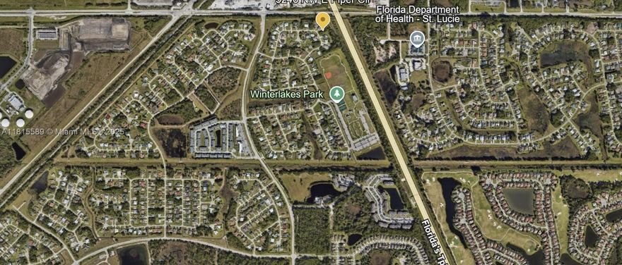 This  residential land is .29 acres, situated in a developed community with beautiful homes already built in the neighborhood. This is one of the few lots available now.  This residential lot is located between FL Turnpike and W Midway Rd. In the same neighborhood as Winterlakes Park with its own dog park, with courts and a baseball field. Approximately 6 miles, 15-20 minutes from the ocean.