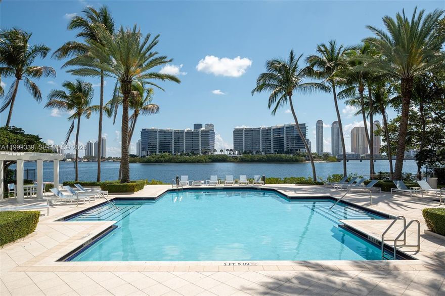 Stunning WATERFRONT LIVING 2BEDROOM/2BATHROOM in the BEST LOCATION OF AVENTURA! This beautifully renovated split-floor plan home offers breathtaking INTRACOSTAL BAYFRONT LIVING combined with A+ LOCATION. Features include IMPACT WINDOWS AND DOORS, modern OPEN KITCHEN with ELEGANT GRANITE COUNTERTOPS, stainless steel appliances, WATER-RESISTANT LAMINATE FLOORING, and spacious primary suites with OVERSIZED WALK-IN CLOSETS. Located in a GATED RESORT-STYLE community with elevator, covered parking, and 24-hour security. Enjoy top-tier amenities: 2 heated pools (one on the bay), jacuzzi, fitness center, yoga/Pilates studio, tennis courts, clubhouse, theater room, and BBQ areas. Pet-friendly & investor-friendly — RENT IMMEDIATELY (31-day minimum, up to 12x/year). Minutes to the beach and walking distance to shopping, dining, and top-rated A+ schools. TURNKEY WATERFRONT LIVING— PRICED TO SELL FAST. DON’T MISS THIS OPPORTUNITY. ASSESMENTS PAID IN FULL ALREADY PER SELLER.