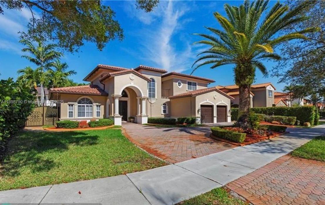 Stunning 5-bed, 4-bath home in the highly sought-after Silvercrest Lake Estates in Miami Lakes! Features a gourmet kitchen with wood cabinetry, granite counters, large island, and stainless appliances. Bright, open living areas with tiled floors and natural light throughout. Enjoy a dedicated kids’ playroom, custom outdoor playhouse, and a private backyard oasis with pool, spa, and patio perfect for family fun and entertaining. Covered patio and beautiful outdoor spaces make this home ideal for creating lasting memories. Close to top schools, parks, shopping, and major highways!